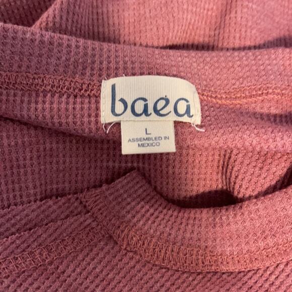 Baea Blush Flare Sleeve Thermal Top NWOT Size Large - Picture 7 of 8